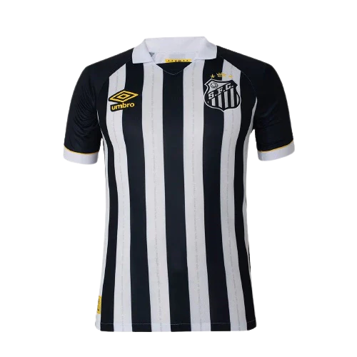 Camisa Santos II Umbro Torcedor 23/24 Masculino Preto e Branco