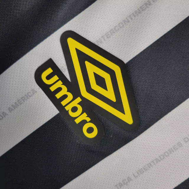 Camisa Santos II Umbro Torcedor 23/24 Masculino Preto e Branco