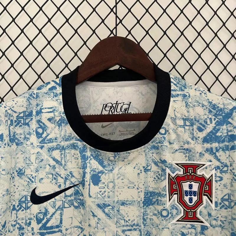 Camisa Seleção Portugal II Away Nike Torcedor 2024/25 Masculino Branco