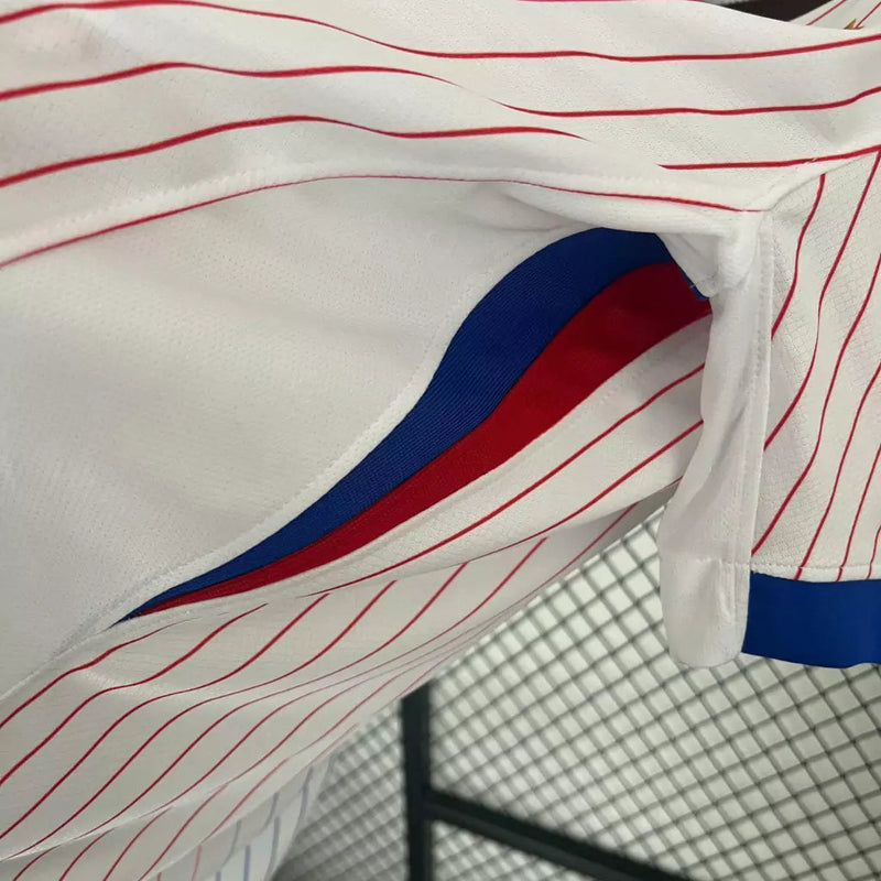 Camisa Seleção França I Nike Torcedor 2024/25 Masculino Branco