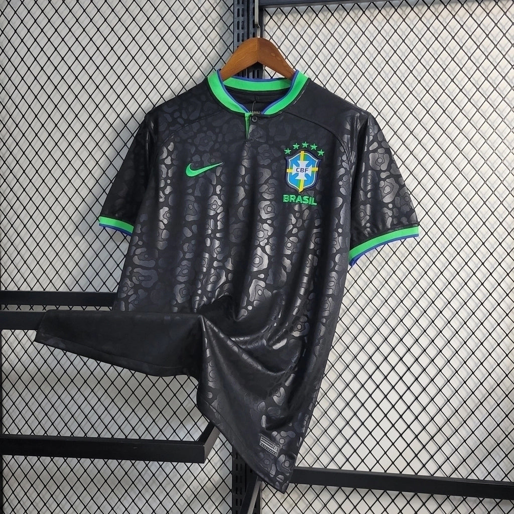 Camisa Seleção Brasileira Edição Concept 2022/23 Torcedor Nike Masculino Preto