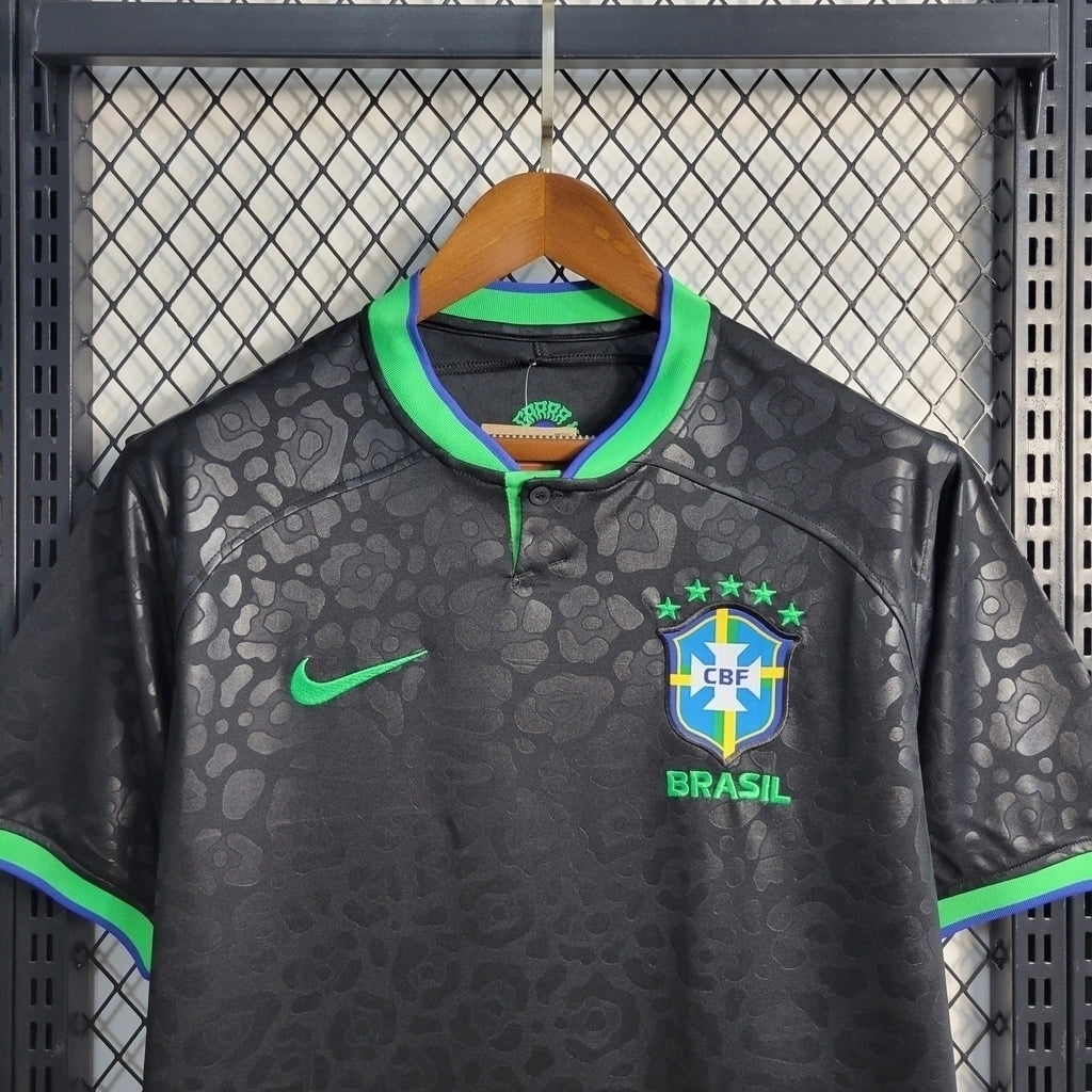 Camisa Seleção Brasileira Edição Concept 2022/23 Torcedor Nike Masculino Preto