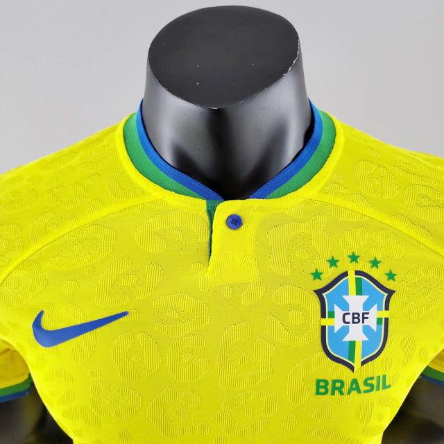 Camisa Seleção Brasileira II 2022 Jogador Nike Masculina Amarelo