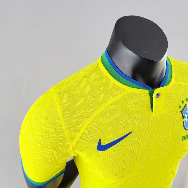 Camisa Seleção Brasileira II 2022 Jogador Nike Masculina Amarelo