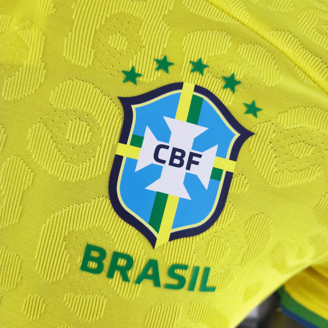 Camisa Seleção Brasileira II 2022 Jogador Nike Masculina Amarelo
