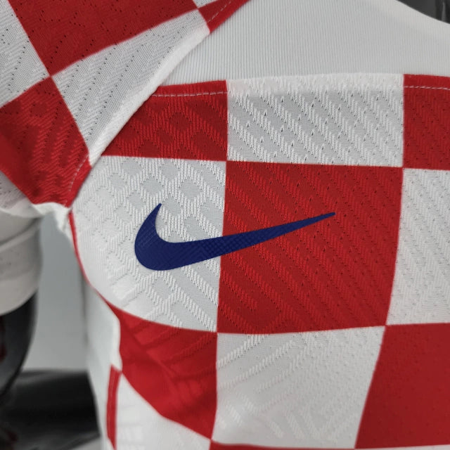 Camisa Seleção da Croácia Home 22/23 Jogador Nike Masculina - Vermelho e Branco