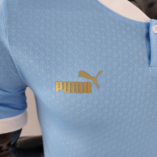 Camisa Seleção do Uruguai Home 22/23 Jogador Puma Masculina - Azul Celeste