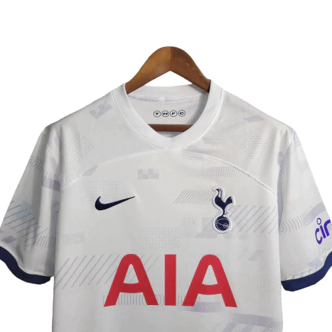 Camisa Tottenham I Home 2023/24 Torcedor Nike Masculino Branco