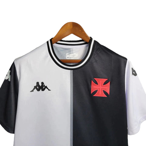 Camisa Vasco 23/24 - Torcedor Kappa Masculina - Branco e Preto