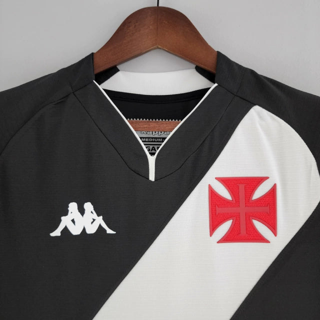 Camisa Vasco da Gama I 22/23 Torcedor Kappa Masculina - Preta