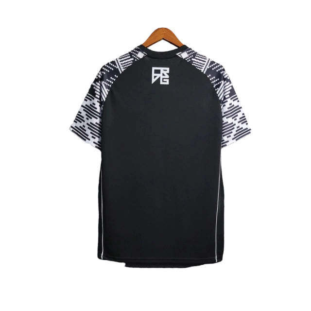 Camisa Vasco Pré-Jogo 23/24 Torcedor Kappa Masculina - Preto