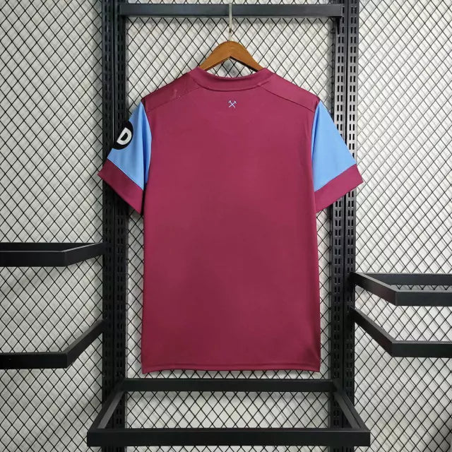 Camisa West Ham Home Umbro Torcedor 23/24 Masculino Vinho