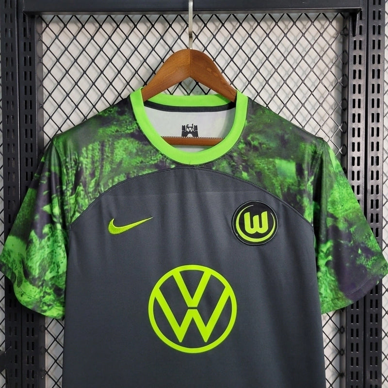 Camisa Wolfsburg II 23/24 Torcedor Nike Masculina - Preto