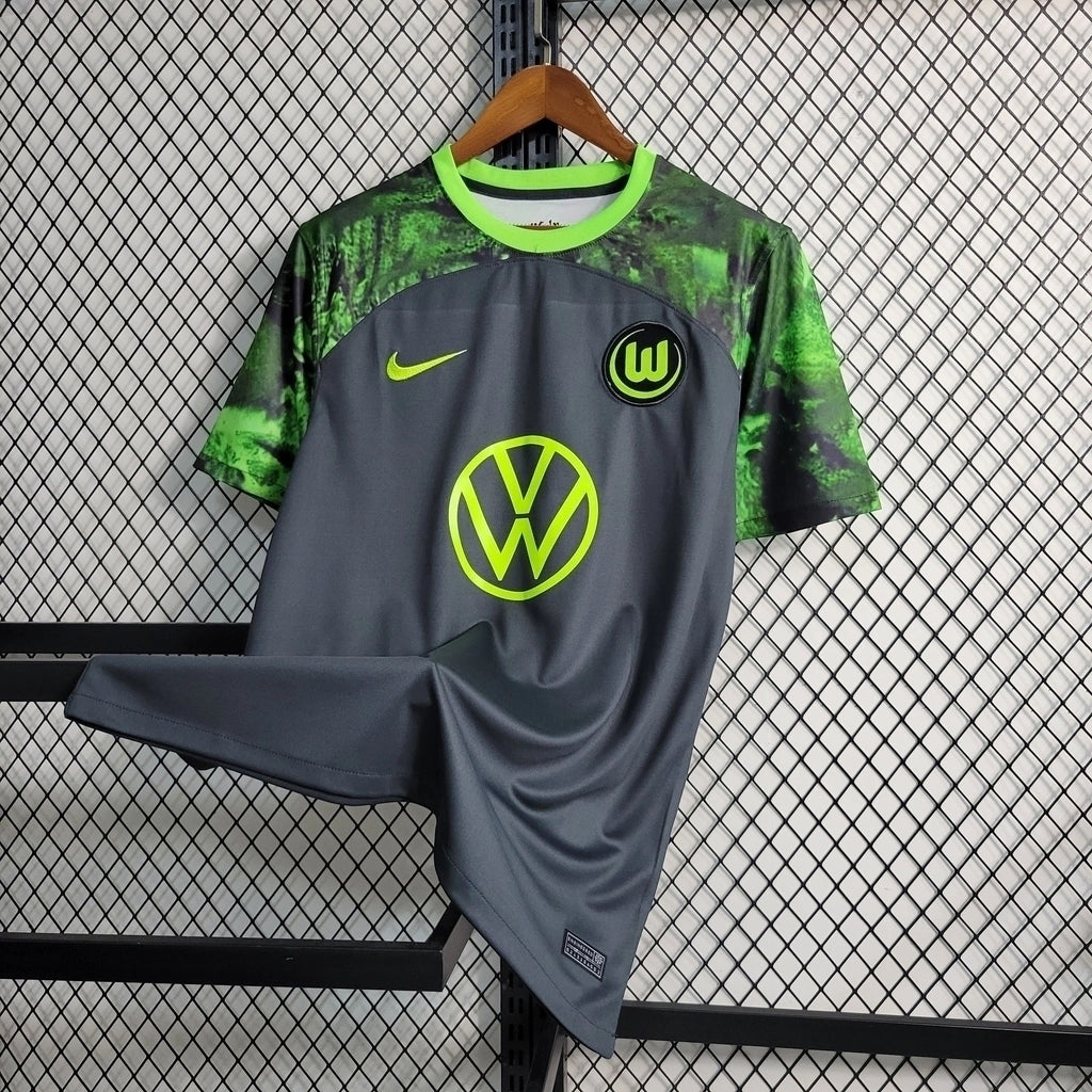 Camisa Wolfsburg II 23/24 Torcedor Nike Masculina - Preto