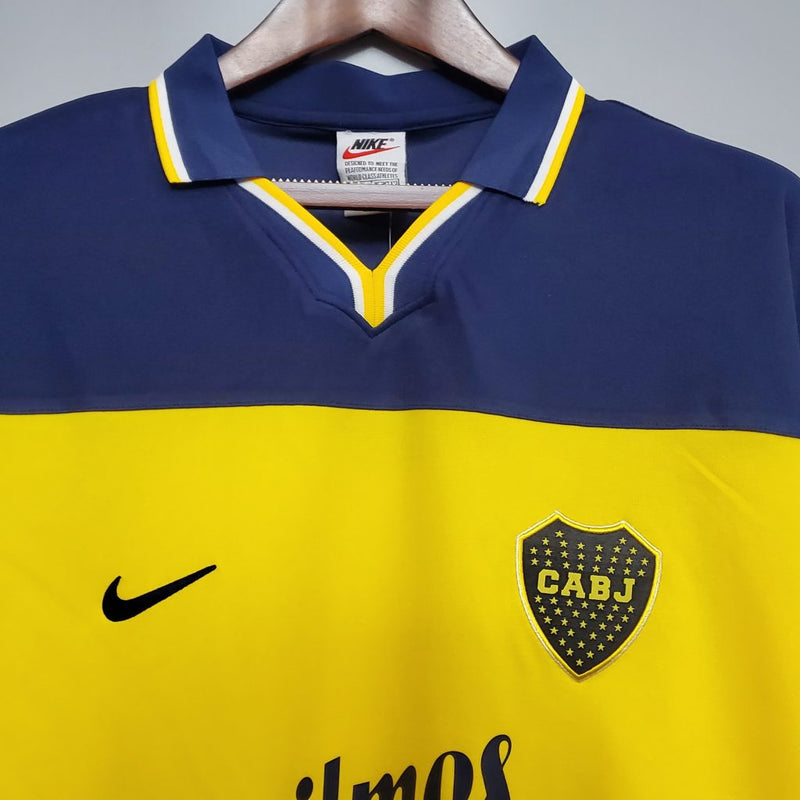 Camisa Boca Juniors Retrô Nike 1998/99 - Azul e Amarelo