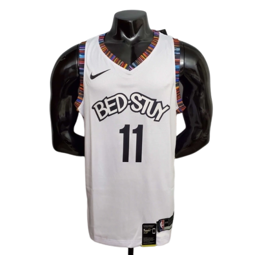 Camisa Regata Brooklyn Nets Branca City Edition - Nike - Masculina