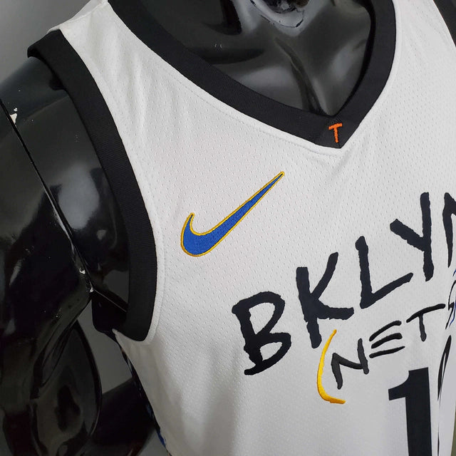 Camisa Regata Brooklyn Nets Branca - Nike - Masculina