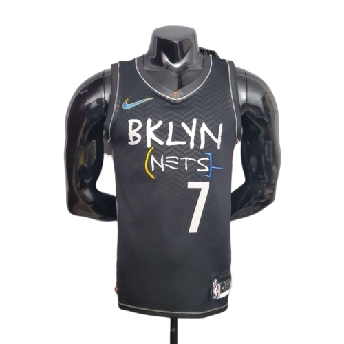 Camisa Regata Brooklyn Nets Preta City Edition - Nike - Masculina