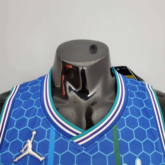 Camisa Regata Charlotte Hornets Azul Clara - Nike - Masculina