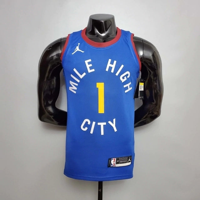 Camisa Regata Denver Nuggets Azul City Edition - Nike - Masculina