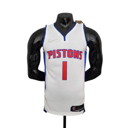 Camisa Regata Detroit Pistons Branca - Nike - Masculina