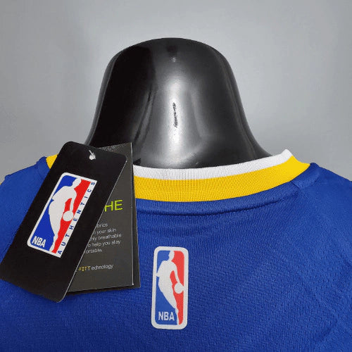 Camisa Regata Golden State Warriors Azul e Amarela - Nike - Masculina