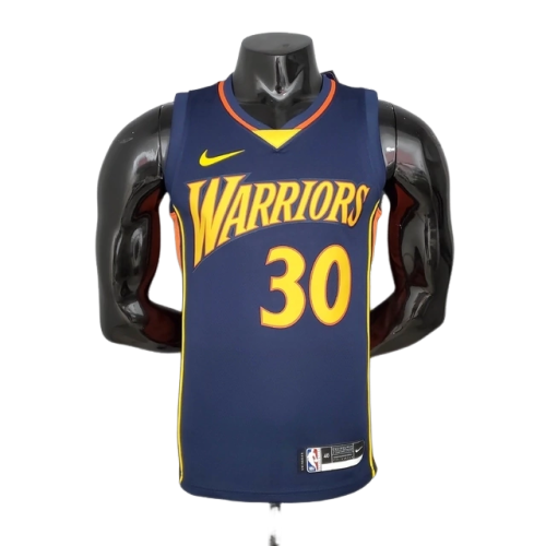 Camisa Regata Golden State Warriors Azul e Laranja - Nike - Masculina