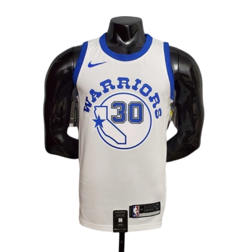 Camisa Regata Golden State Warriors Branca e Azul - Nike - Masculina