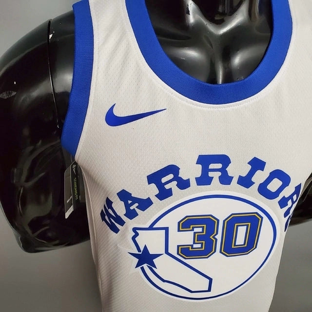 Camisa Regata Golden State Warriors Branca e Azul - Nike - Masculina