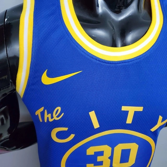 Camisa Regata Golden State Warriors City Edition Azul - Nike - Masculina