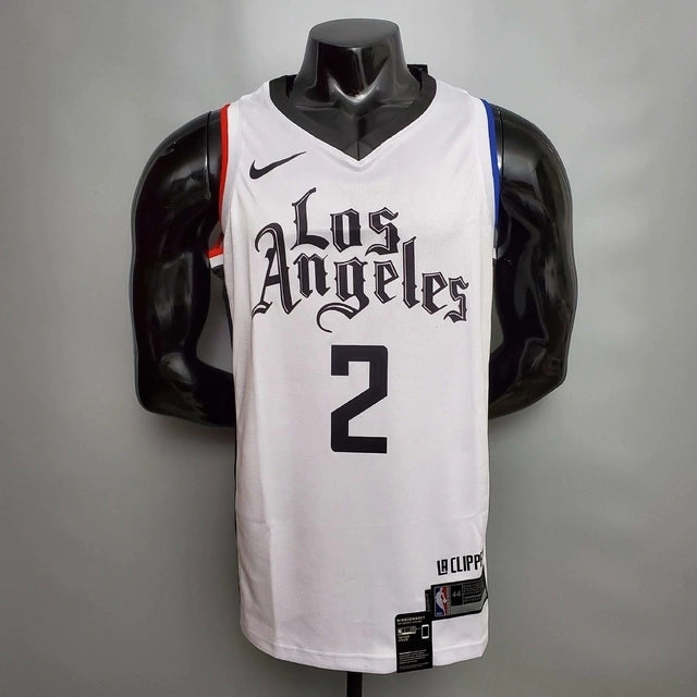 Camisa Regata Los Angeles Clippers Branca e Preta - Nike - Masculina