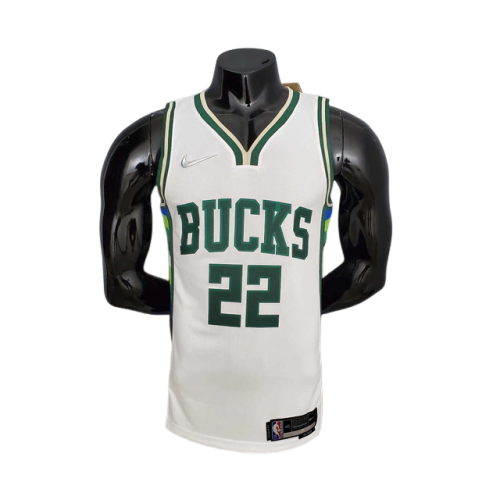 Camisa Regata NBA Milwaukee Bucks Branca - Nike - Masculina