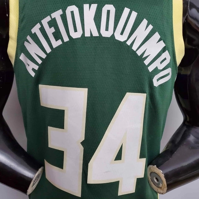 Camisa Regata NBA Milwaukee Bucks Verde - Nike - Masculina