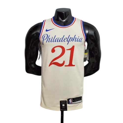 Camisa Regata NBA Philadelphia 76ers Bege - Nike - Masculina