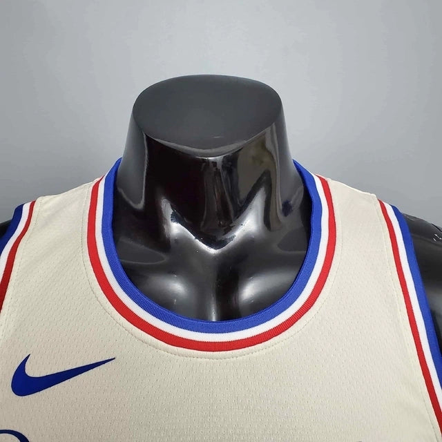 Camisa Regata NBA Philadelphia 76ers Bege - Nike - Masculina