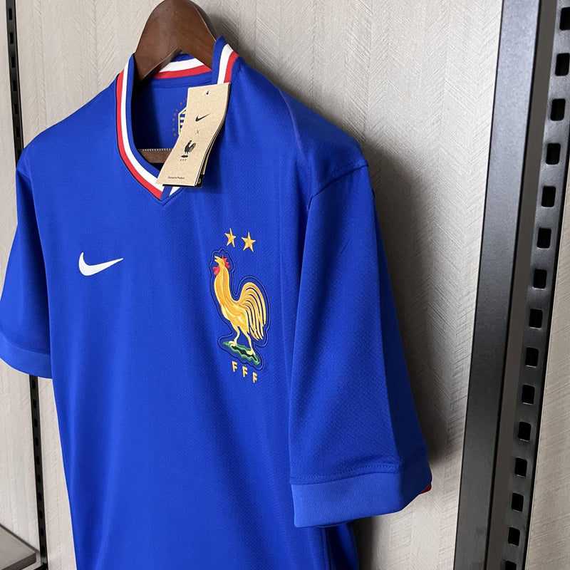 Camisa Seleção França I Nike Torcedor 2024/25 Masculino Azul