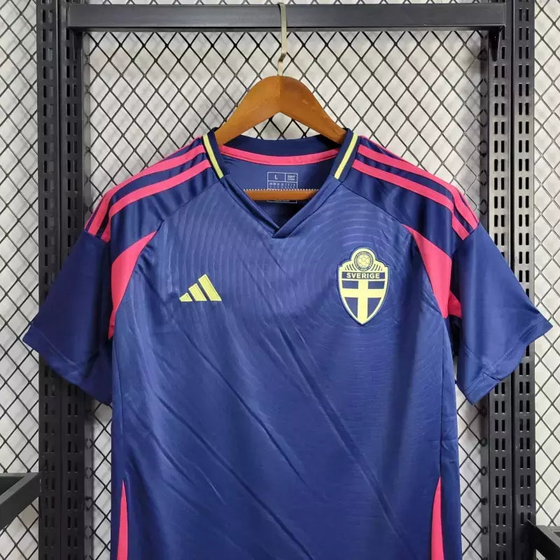 Camisa Suécia II Adidas Torcedor 2024/25 Masculino Azul Marinho