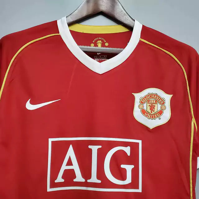 Camisa Retrô Manchester United Nike 2006/07 Masculino Vermelho