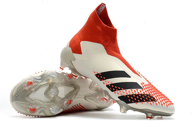 Chuteira de Campo Chuteira Adidas Predator 20+ FG Vermelho Branco