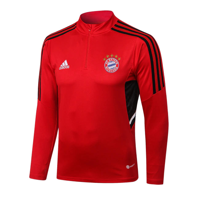 Conjunto Bayern de Munique 23/24 Masculino Adidas - Vermelho