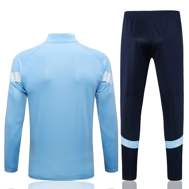 Conjunto Manchester City 23/24 Masculino Puma - Azul