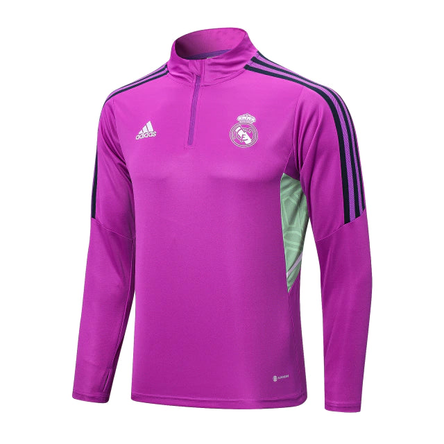 Conjunto Real Madrid 23/24 Masculino Adidas - Roxo