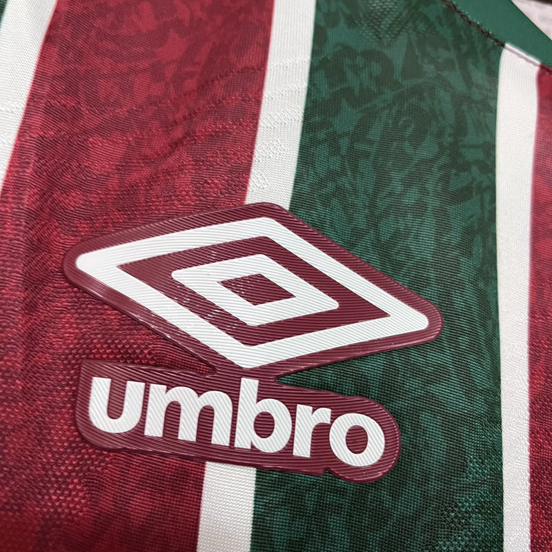 Camisa Fluminense I 2024/25 Torcedor Umbro Masculina Tricolor PRÉ-VENDA
