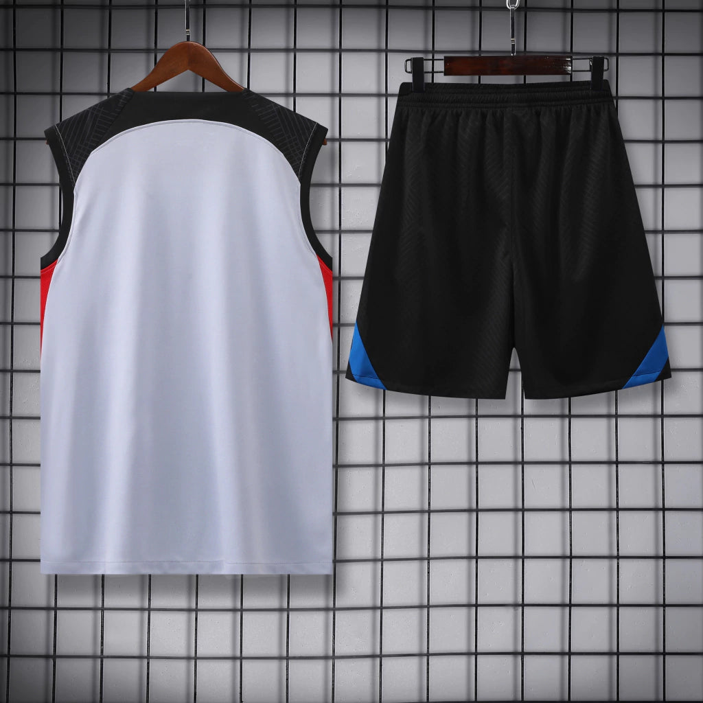 Conjunto Regata Barcelona 23/24 Nike - Cinza