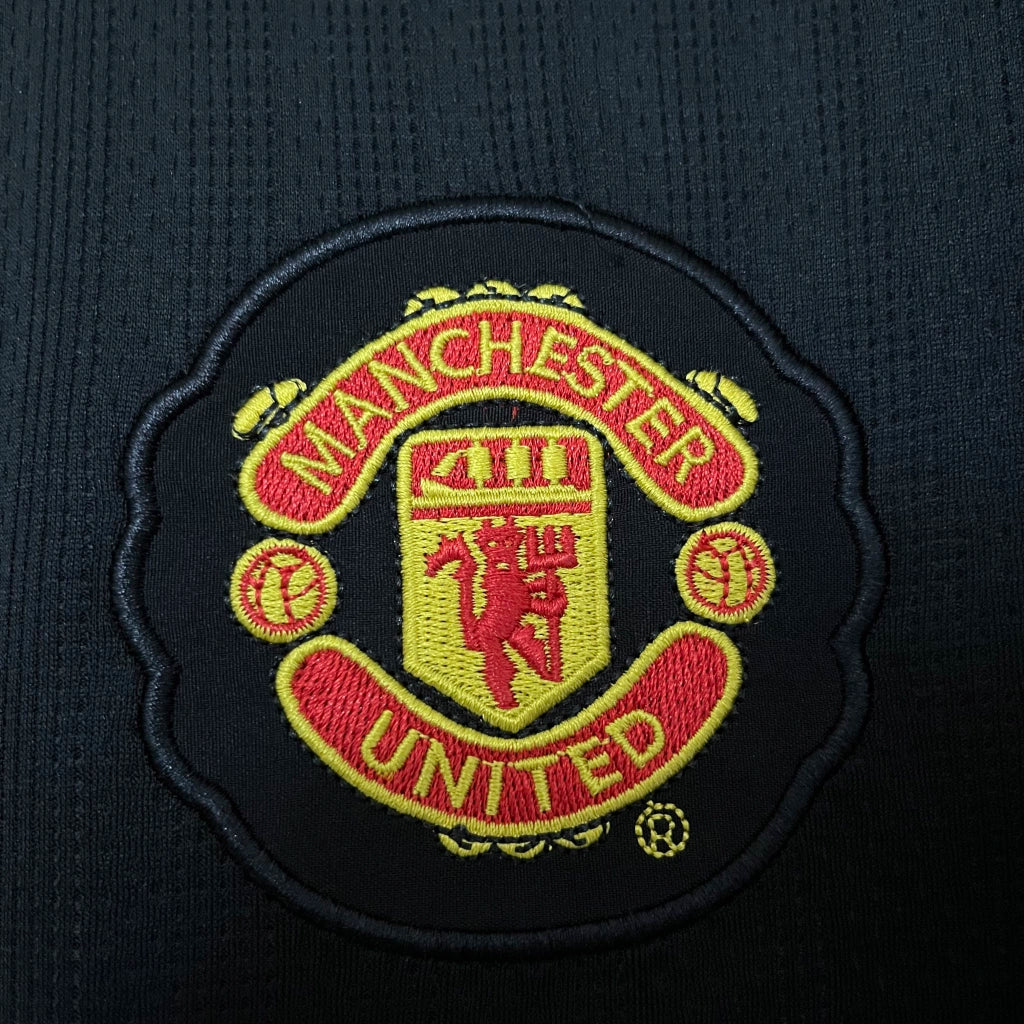 Camisa Retrô Manchester United III Third Nike 2007/08 Masculino Preta