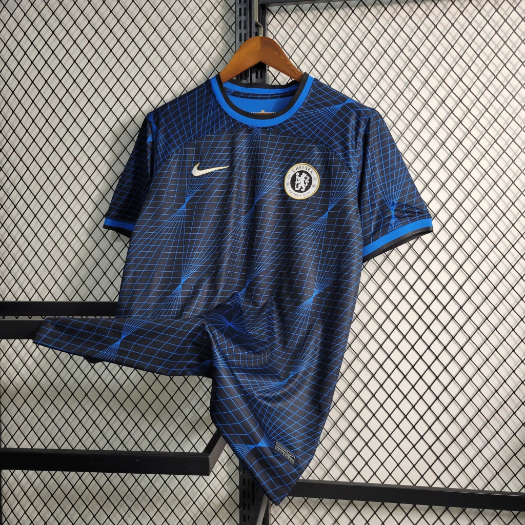 Camisa Chelsea Away 23/24 Torcedor Masculina - Azul Marinho