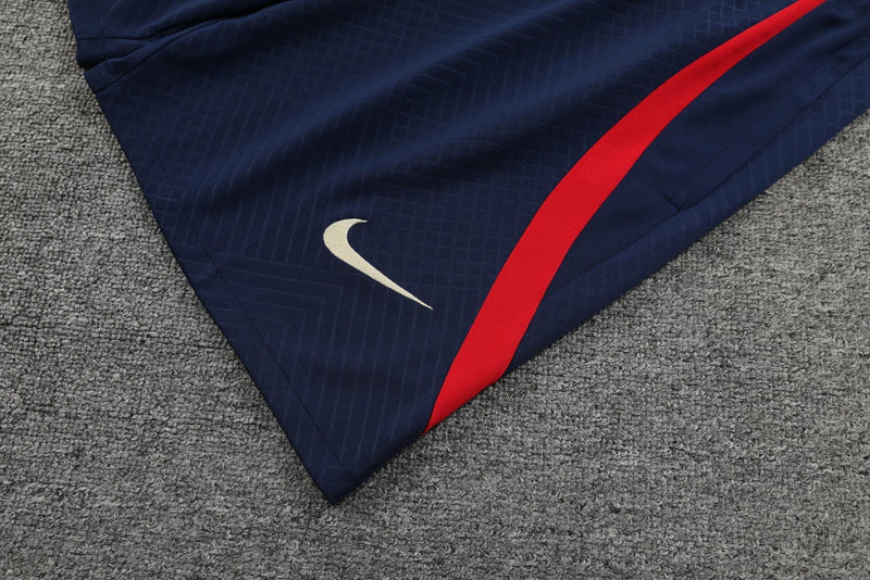 Conjunto Regata Paris Saint Germain 2023/24 Nike - Azul Escuro