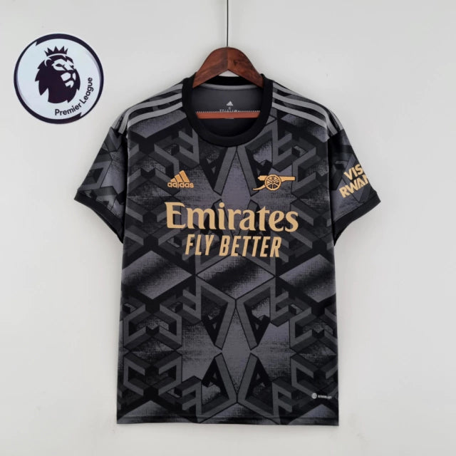 Camisa Arsenal II Away Adidas Torcedor 2022/23 Masculino Preto