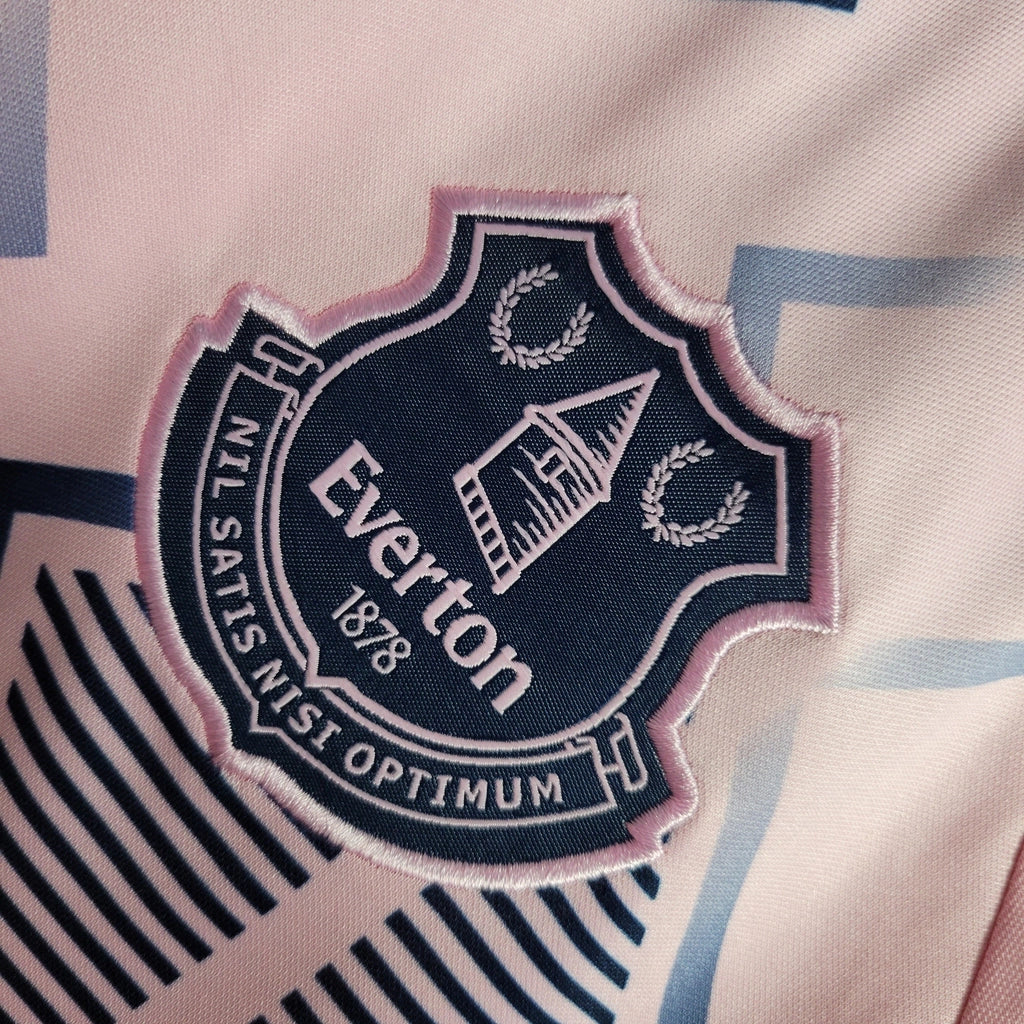 Camisa Everton II Hummel 22/23 Torcedor Rosa