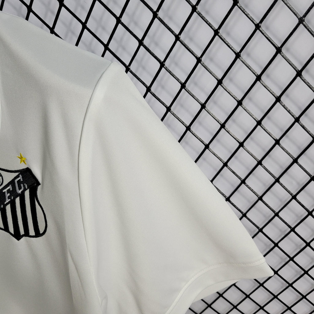 Camisa Santos I Pelé Retrô 1970 -  Masculina  Branco